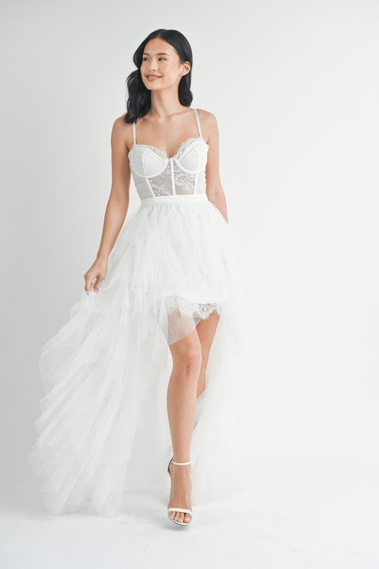Forever Love Tulle Maxi Dress - White Ivy & Olive Boutique Forever Love Tulle Maxi Dress - White Ivy & Olive Boutique