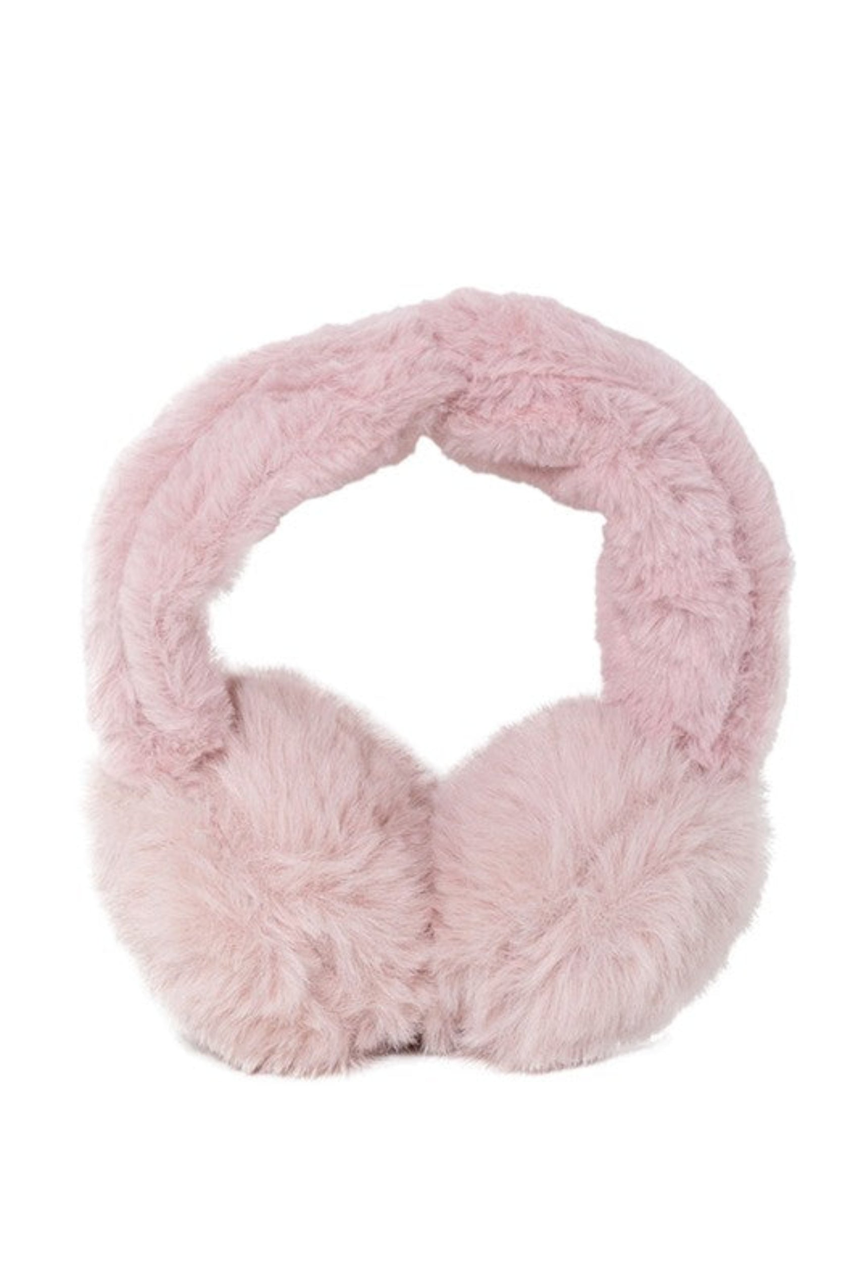 Winter Wonderland Faux Fur Ear Muffs - Blush Pink