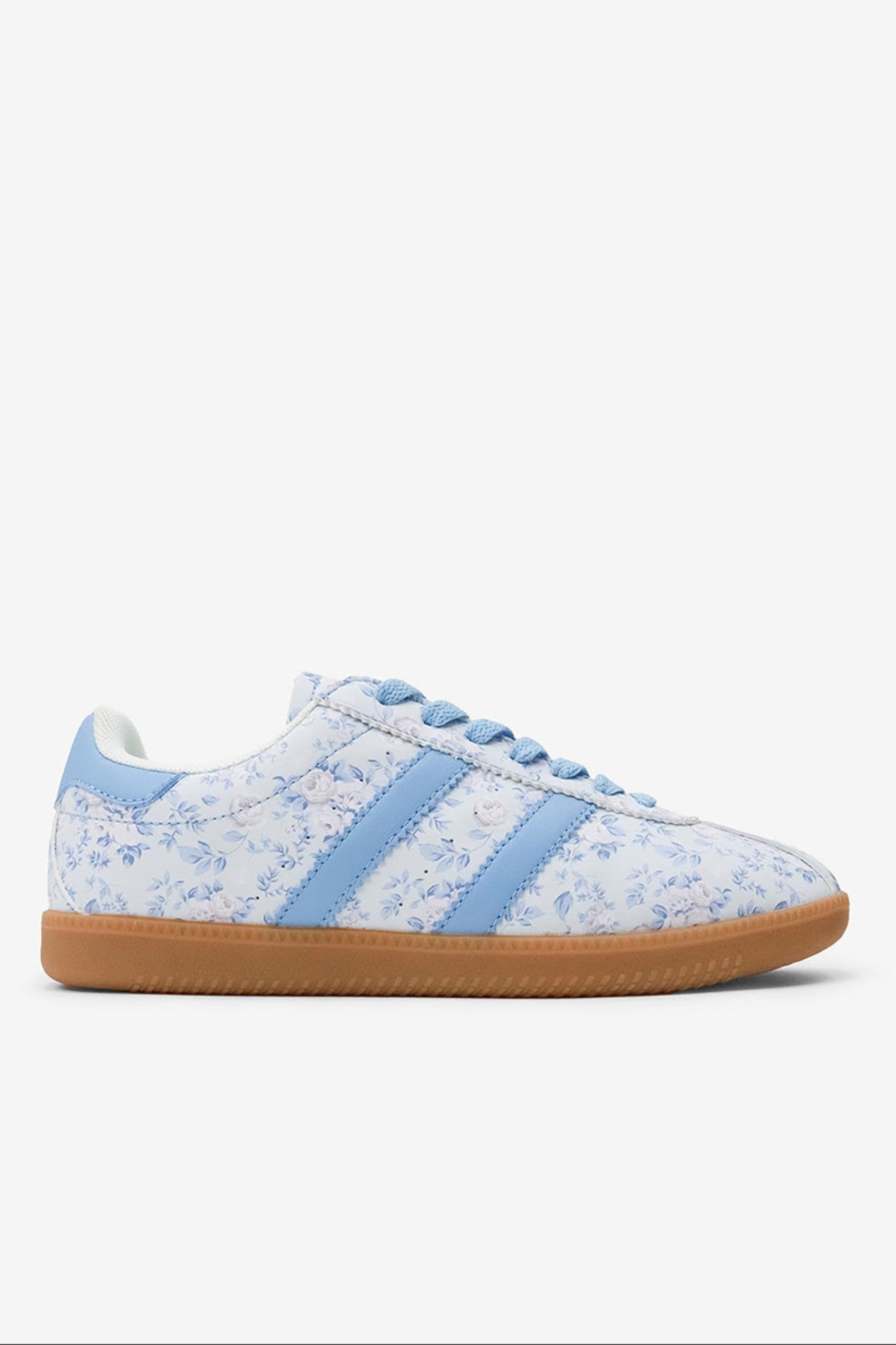 Betsy Shabby Chic Floral Sneaker - Blue