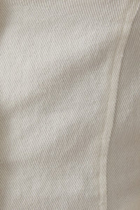 Strapless White Denim Romper