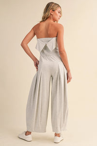 Quinn Barrel Jumpsuit - Grey