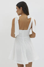 Follow Your Dreams White Mini Dress