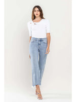 Colleen High Rise Cropped Straight Leg Jeans