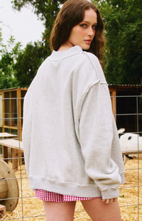 North Carolina Reversible Mock Neck Sweatshirt - restock!