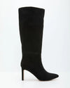 Adriana Suede Knee High Boots - Chocolate