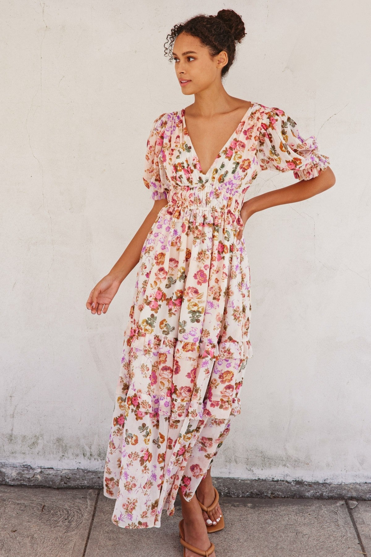 In Bloom Midi Dress Small