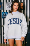 5TH PREORDER - Jesus Reversible Mock Neck Sweatshirt (SHIPS BY 2/15)