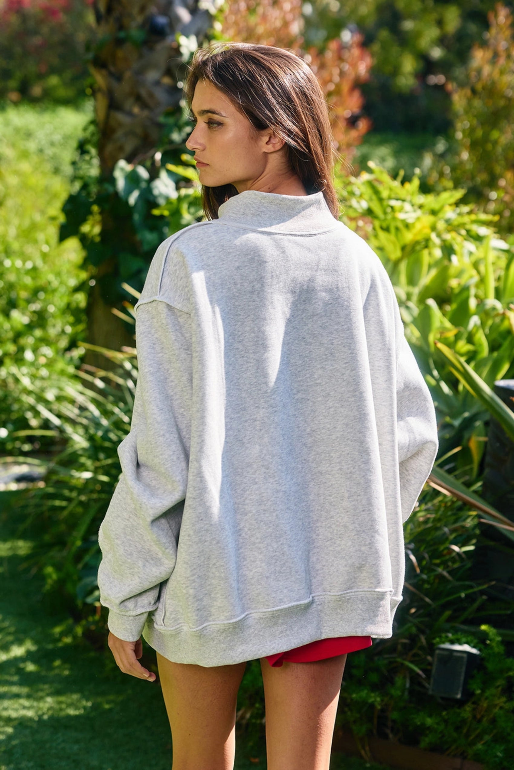 USA Reversible Mock Neck Sweatshirt - restock!