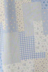 Blue Patchwork Lounge Shorts