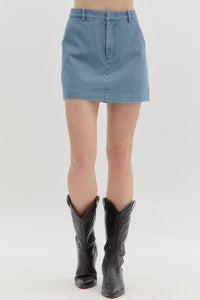 Mabel Denim Skort - SALE