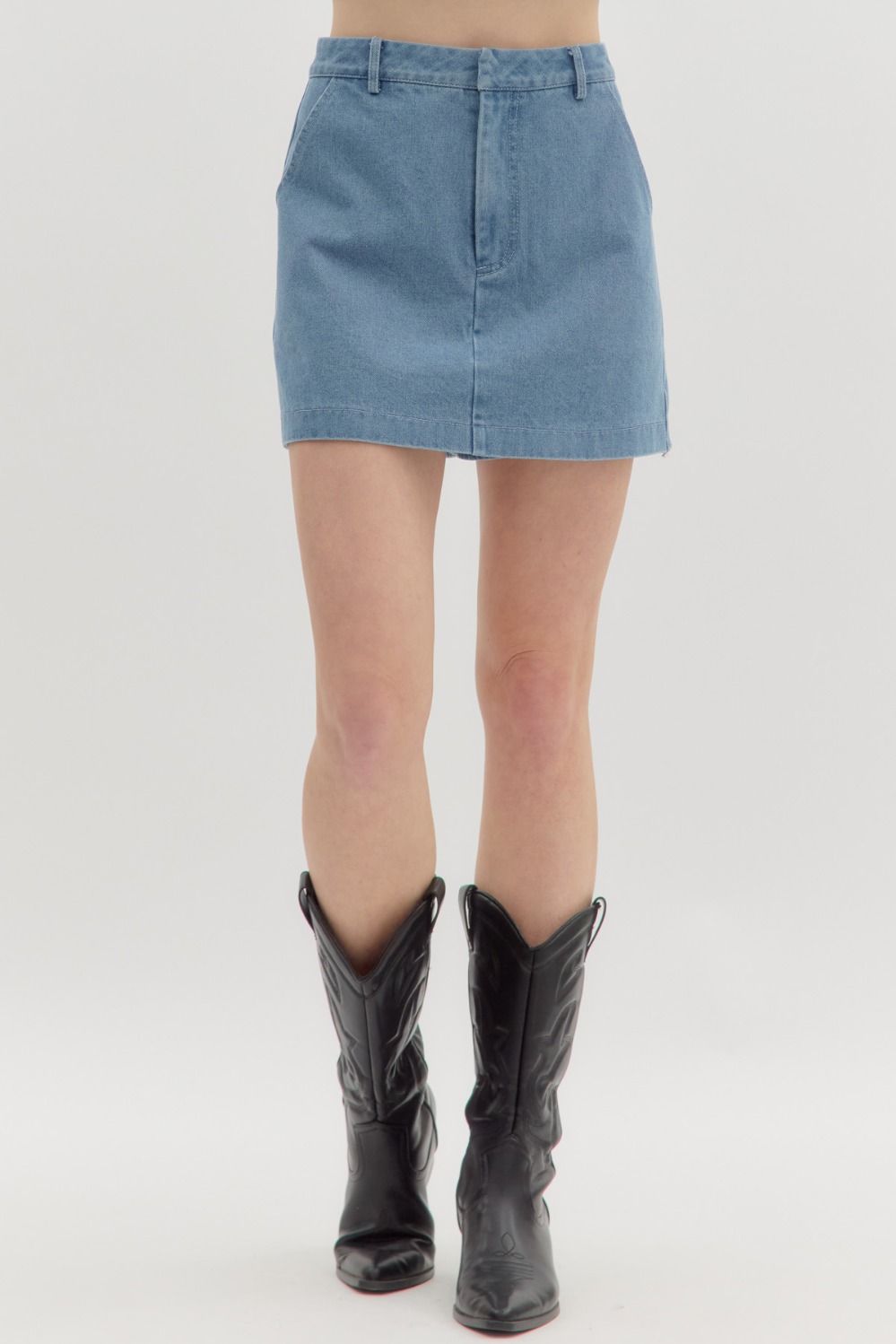 Mabel Denim Skort - SALE