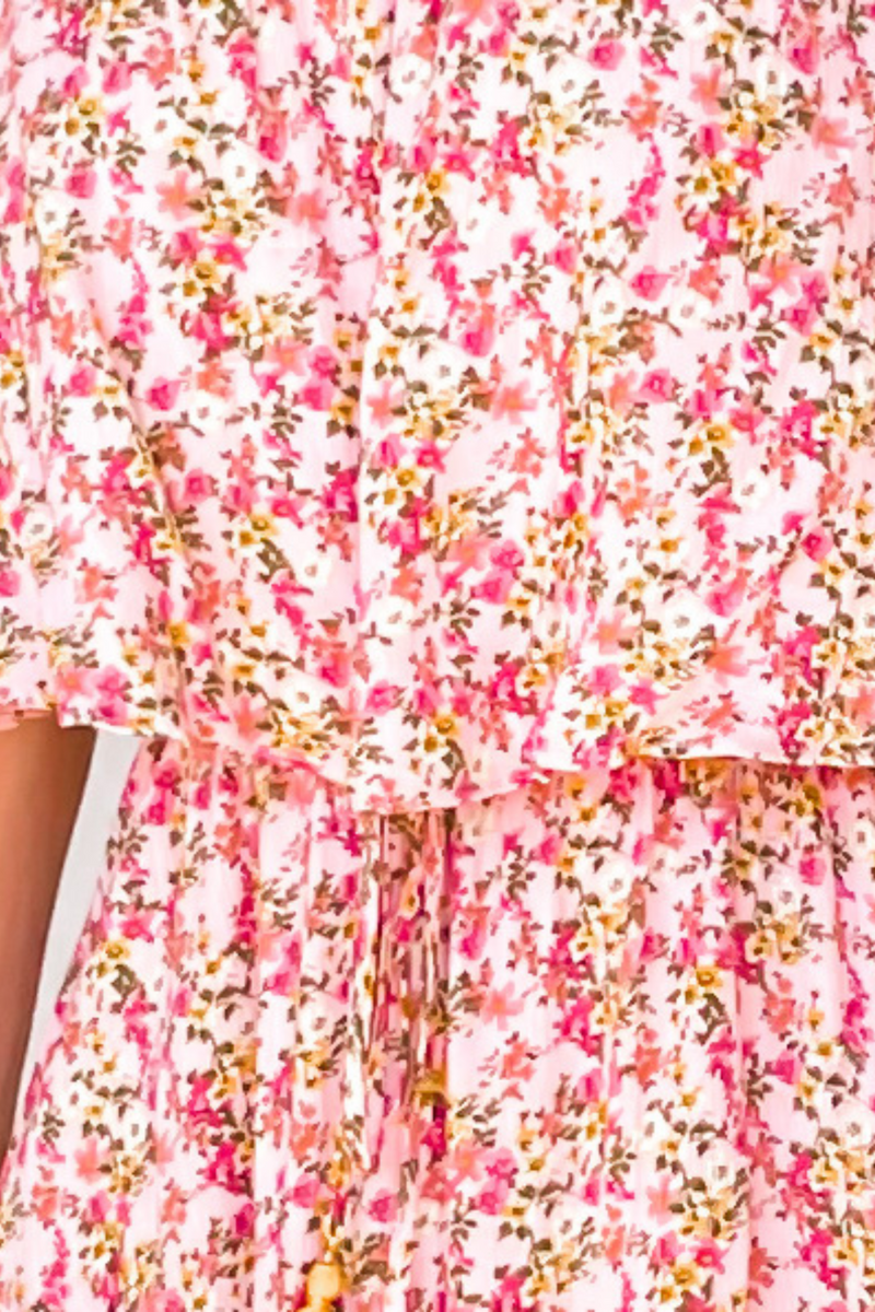 A Day In Paradise Floral Maxi Dress - SALE