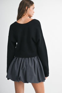 Beautiful Bow Sweater - Black