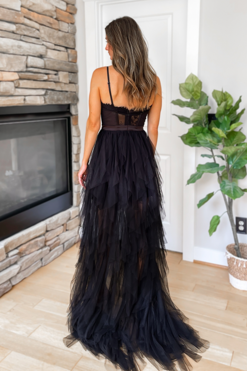 Forever Love Tulle Maxi Dress - Black - restock! Ivy & Olive Boutique Forever Love Tulle Maxi Dress - Black - restock! Ivy & Olive Boutique