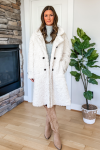 Cozy Luxe Winter Coat - Ivory