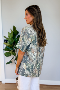 Camo Jesus Loves You Oversized Tee