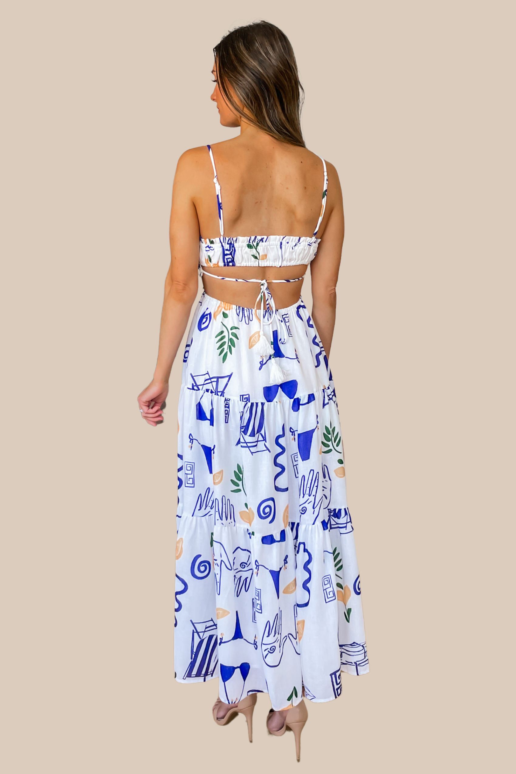 Resort Vibes Maxi Dress Large Resort Vibes Maxi Dress Large