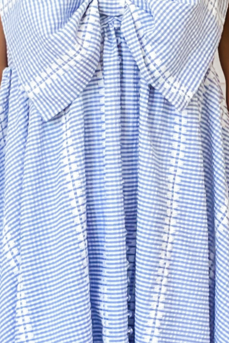 abby gingham bow strap mini dress American Threads Women's Fashion | Romanticizing the Abby gingham dress This bow strap mini dress continues to be a fan favorite! Get yours on time for white dress season +