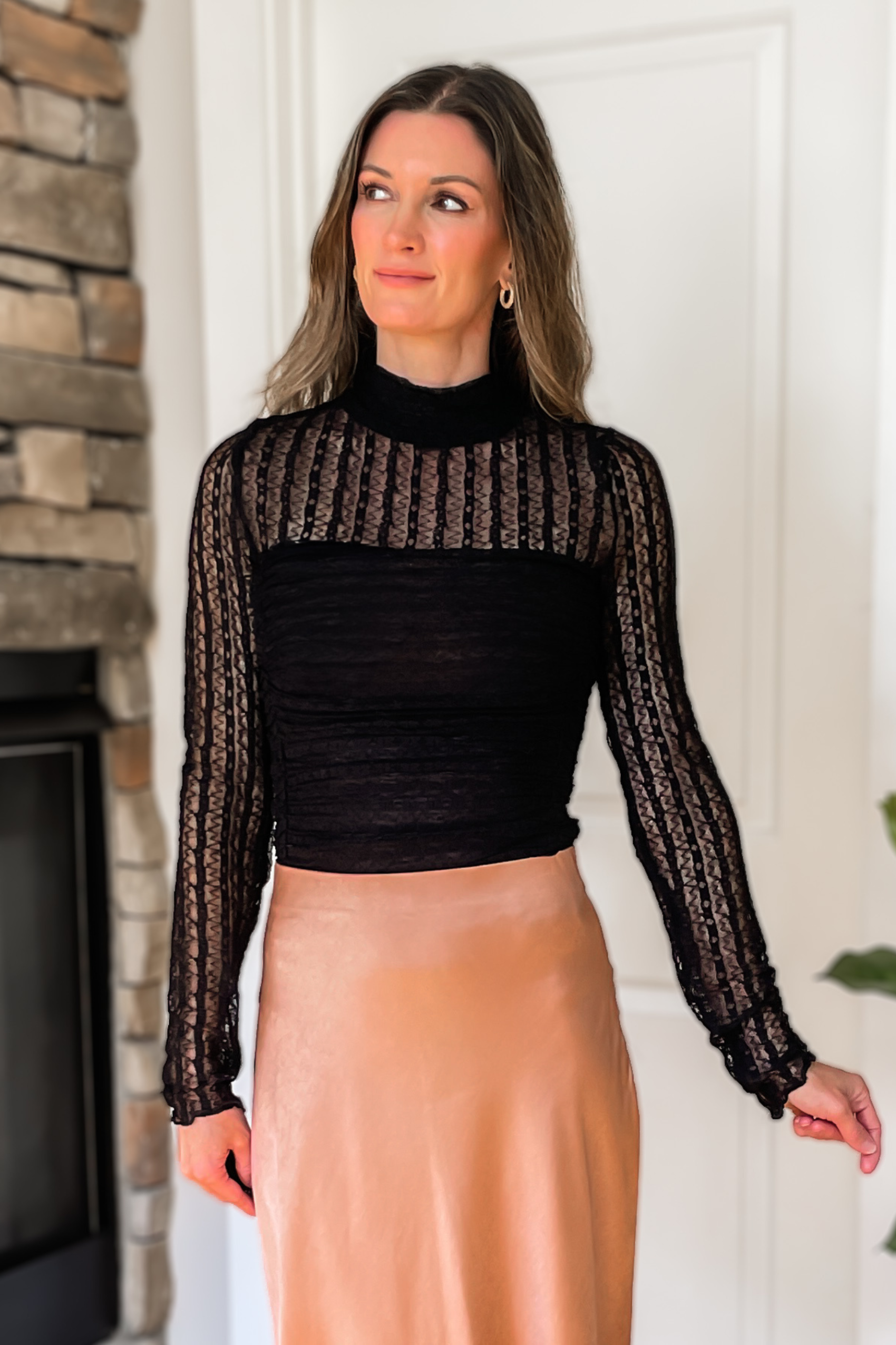 Epic Muse Black Lace Bodysuit