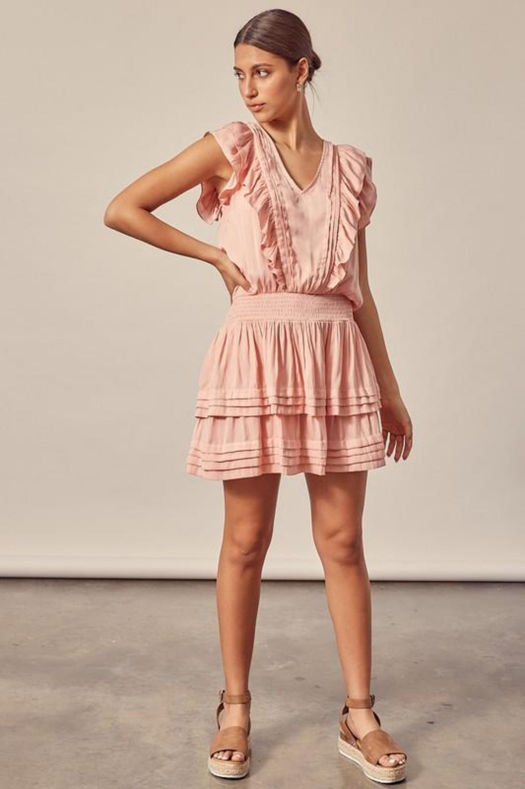 These Are The Days Coral Mini Dress - SALE Small