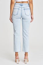 Reign High Rise Distressed Straight Jeans - SALE