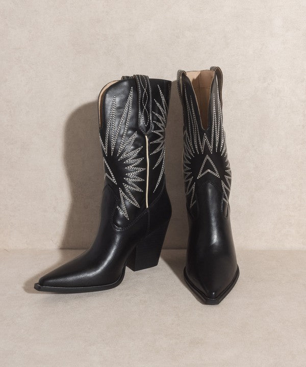 Mira Western Boot - Black