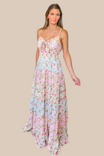 Love Is In The Air Multi Floral Maxi Dress - FINAL SALE