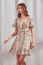 Simply Sweet Multi Floral Print Dress - SALE
